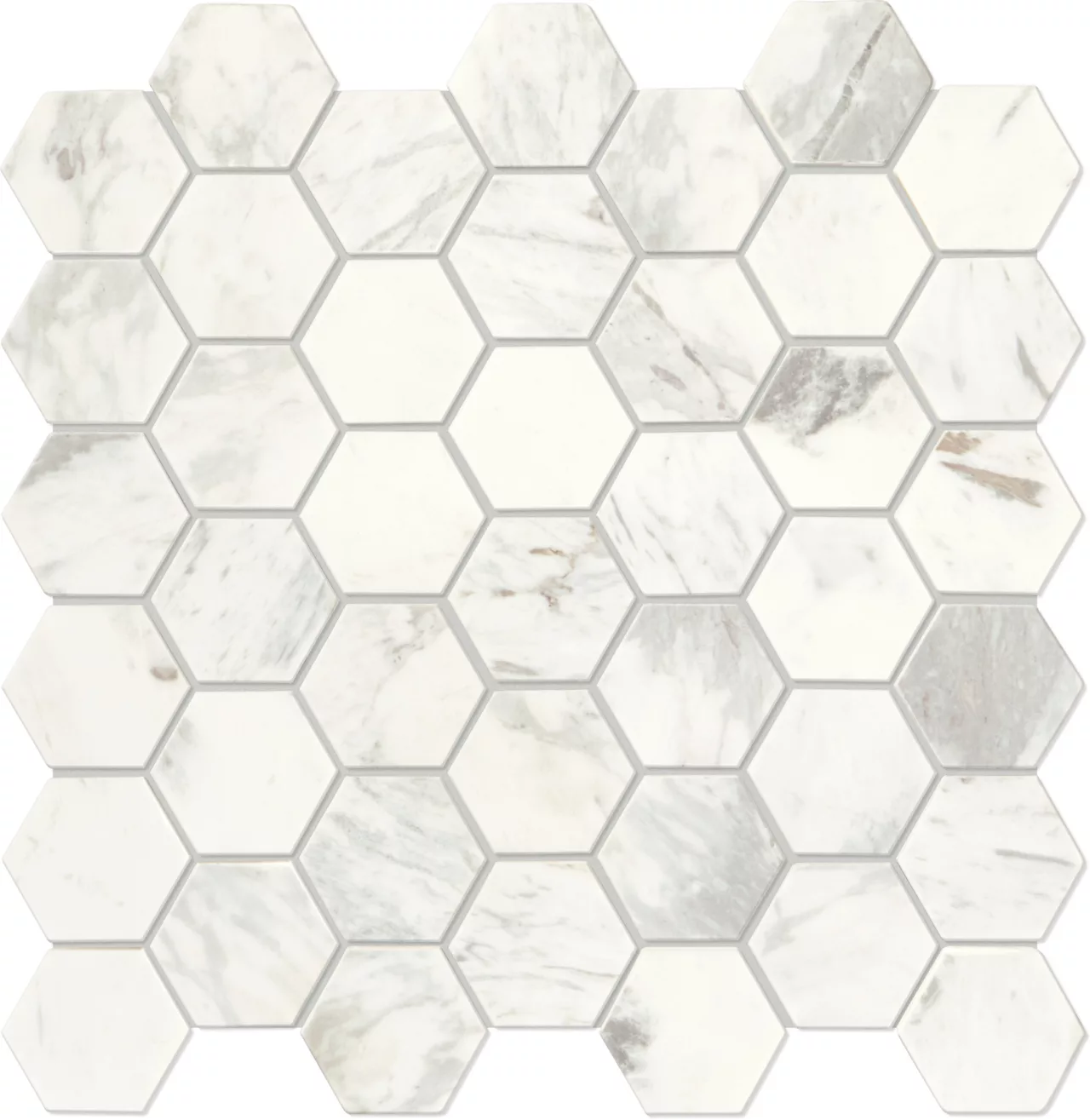 Raine Stratus White Hexagon