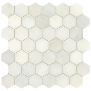 Marble First Snow Elegance Hexagon