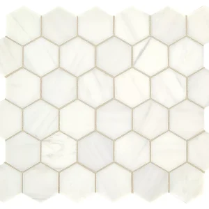 Marble Contempo White Hexagon