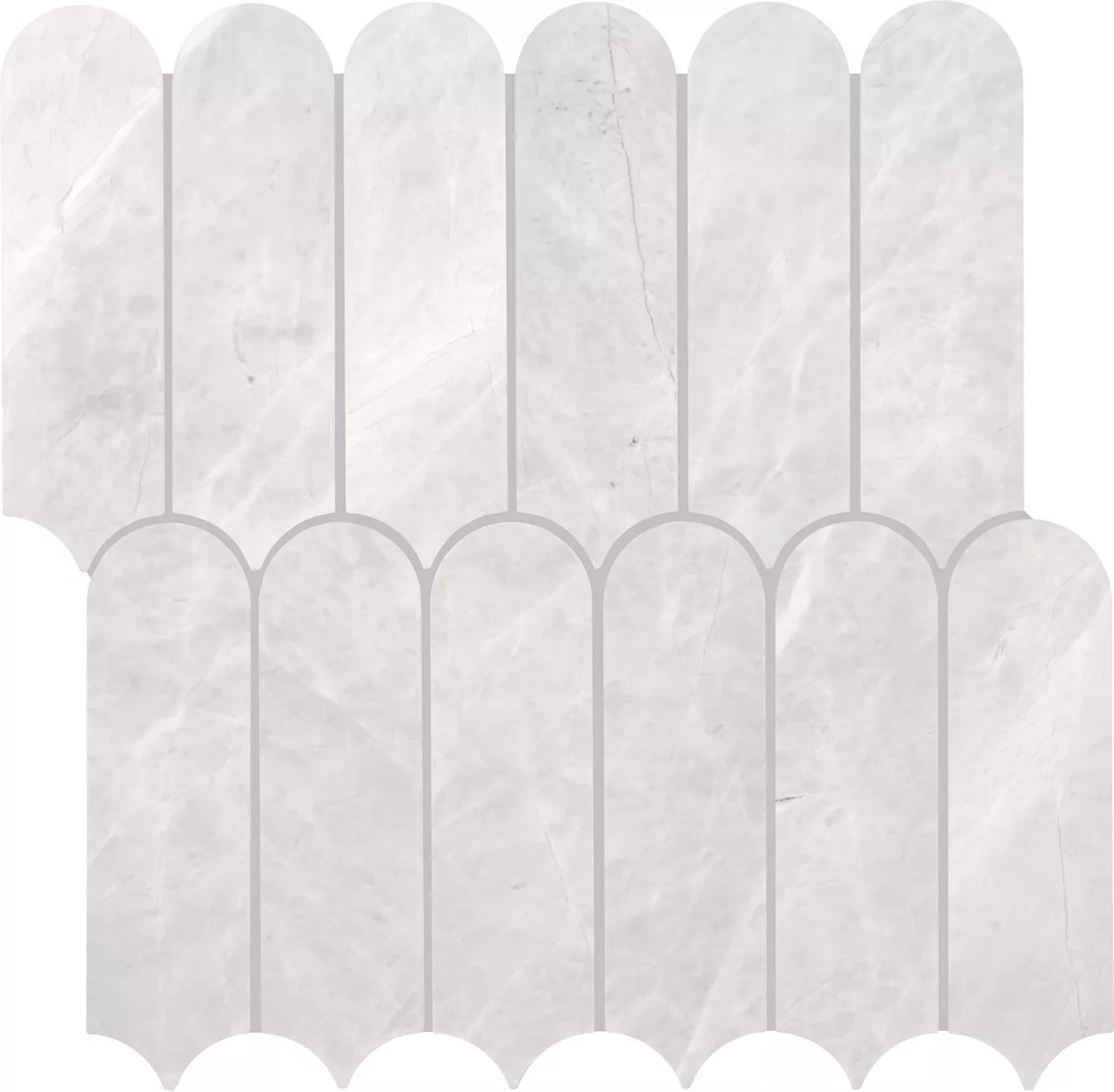 Eclessia Marble Cristallo Elongated Fan