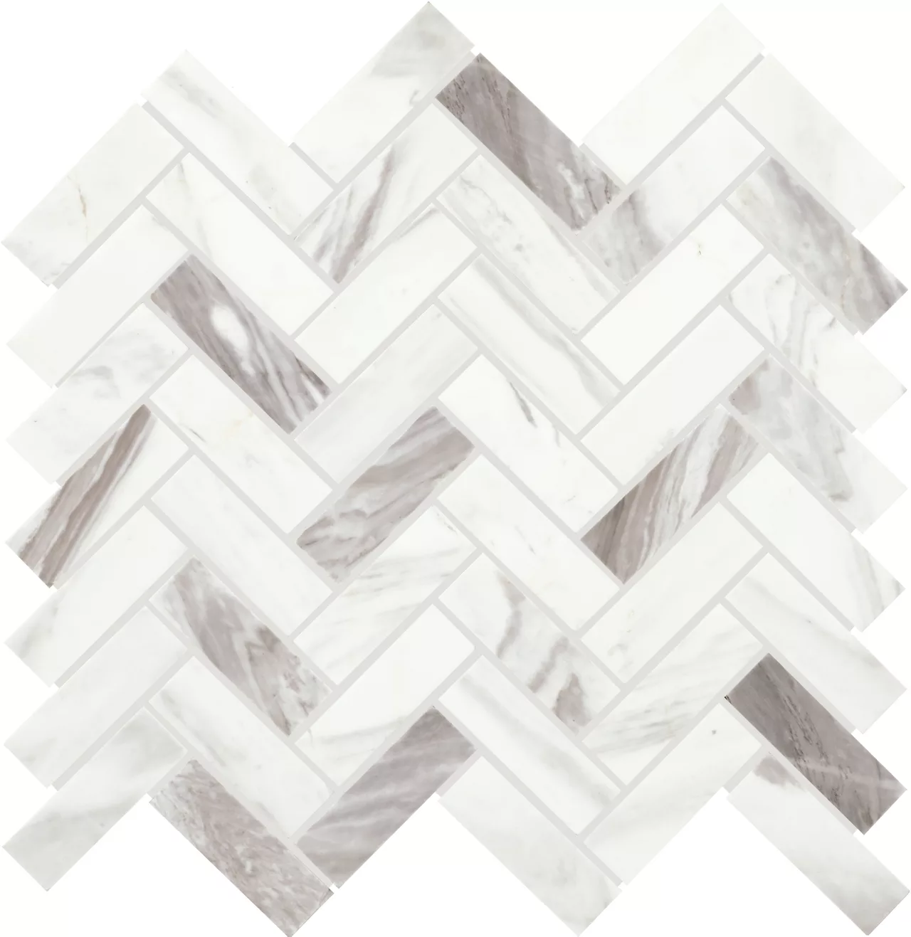 Eclessia Marble Volakas Herringbone
