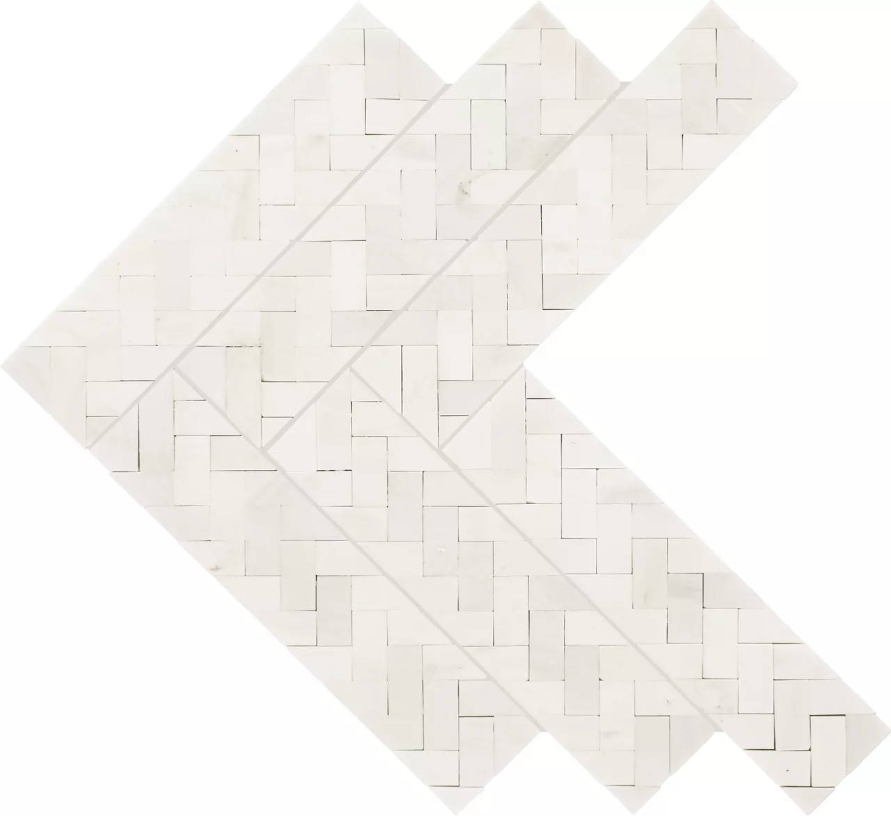 Eclessia Marble Pacifica Herringbone