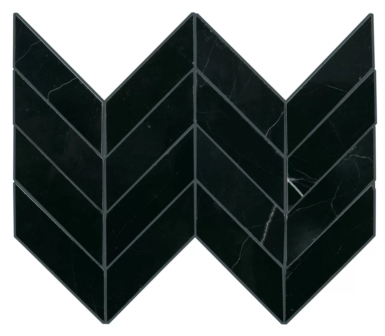 Pietra Divina Nero Marquina Chevron