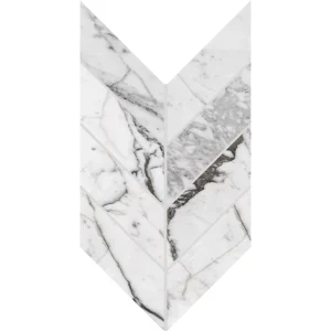 Marble Attache Lavish Pearl Arabesque Chevron