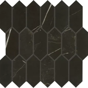 Marble Attache Nero Hexagon
