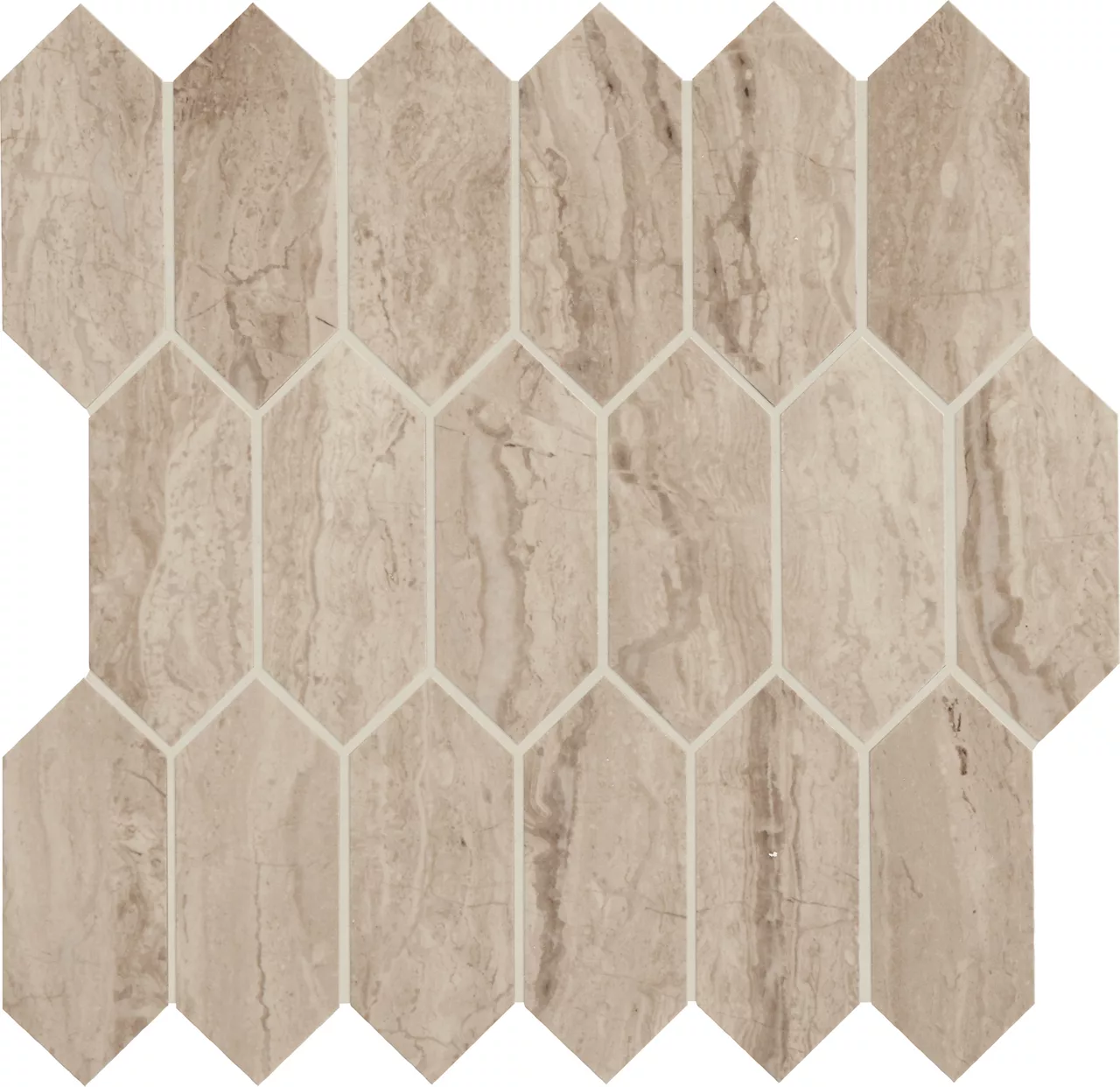 Marble Attache Travertine Hexagon