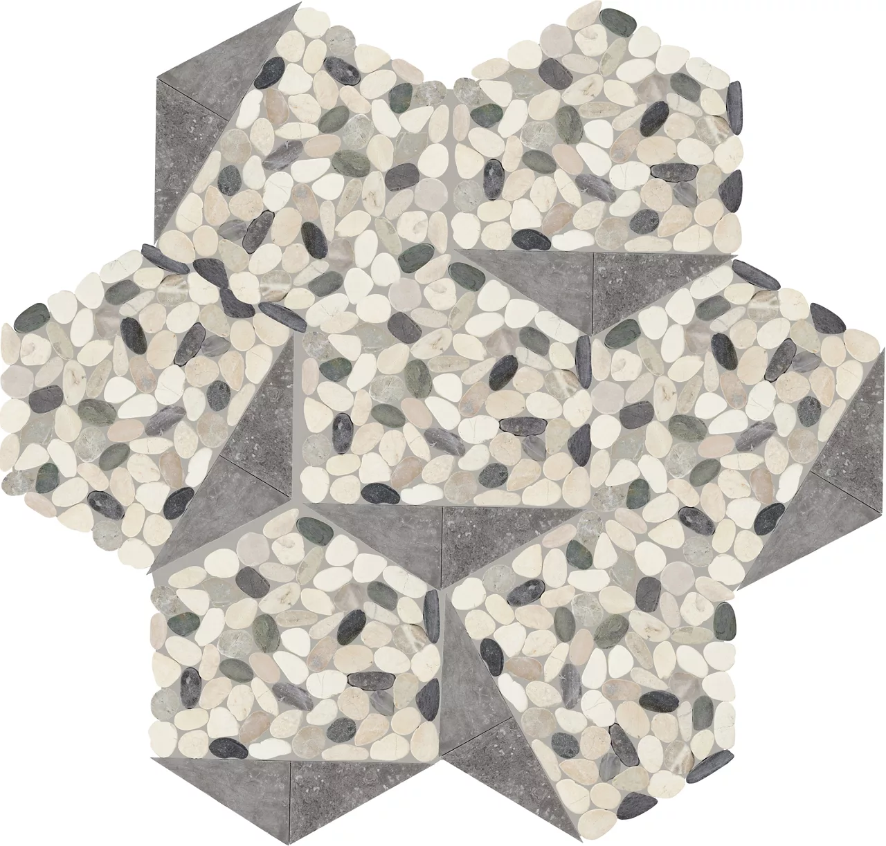 Pebble Oasis Harbor Tri-Hex Pebble