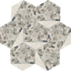 Pebble Oasis Coal Tri-Hex Pebble