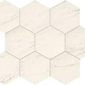 PT20HEX89KMT Perpetuo Timeless White 8"HEX Matte