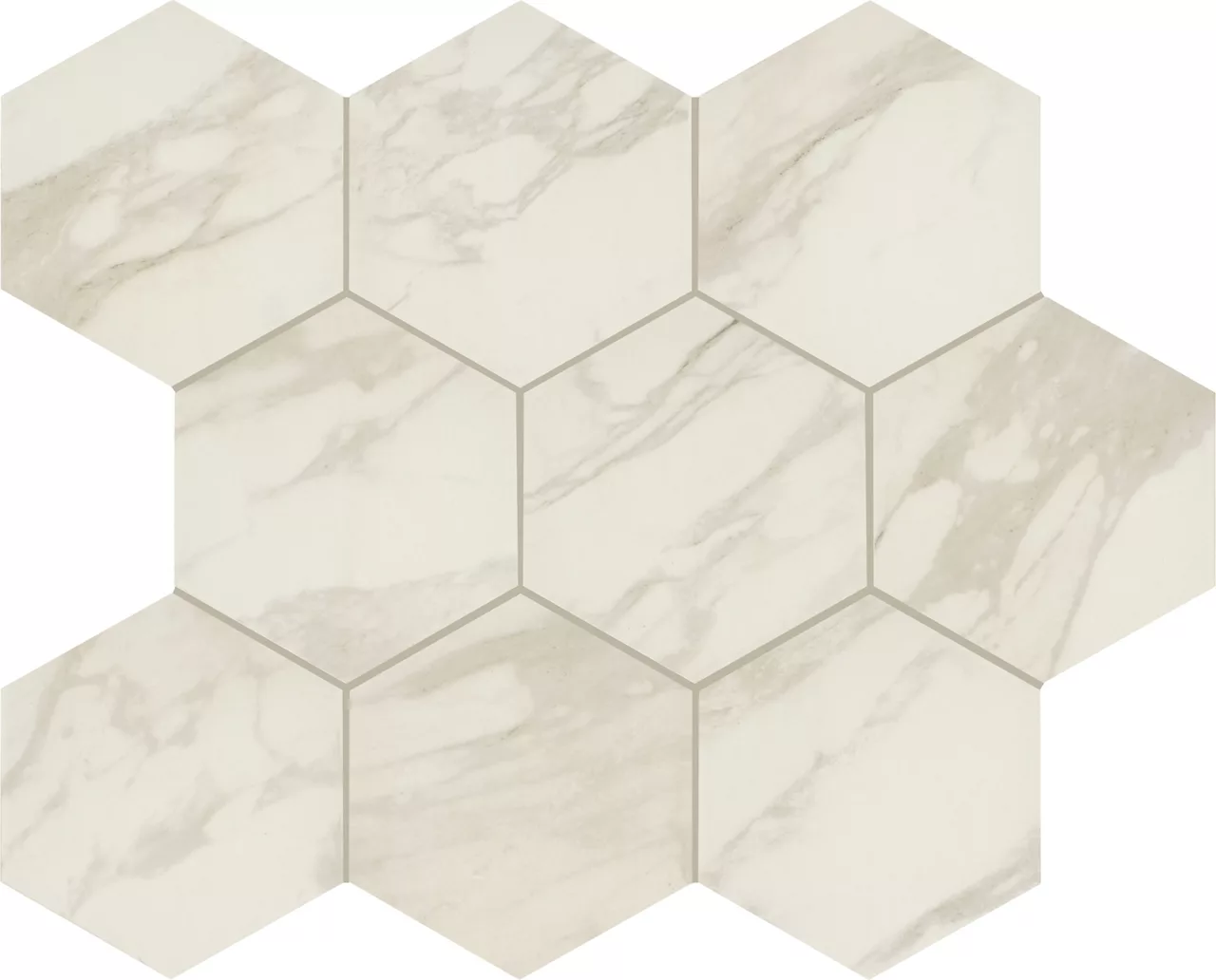 PT21HEX89KMT Perpetuo Brilliant White 8"HEX Matte