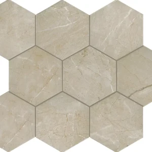 PT22HEX89KMT Perpetuo Elegant Beige 8"HEX Matte