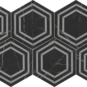 PT26HEXDECOKMT Perpetuo Tuxedo 8"HEXDECO Matte
