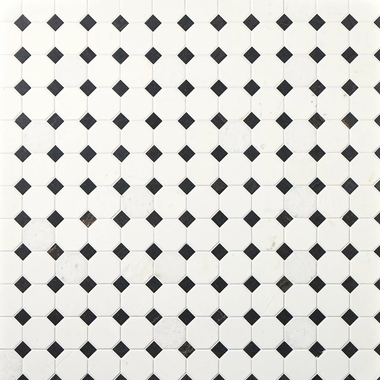 Renderra Lyon Black and White Courtyard Octagon