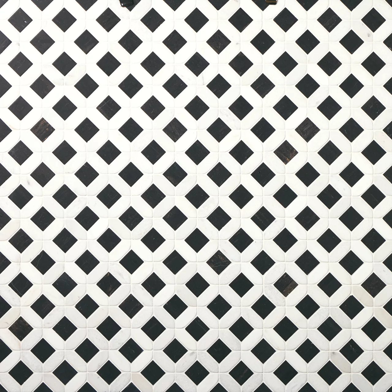 Renderra Lyon Black and White Garden Lattice