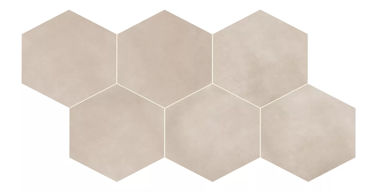 SB33HEX8KMT Scrapbook Cherished Greige 8"HEX Matte