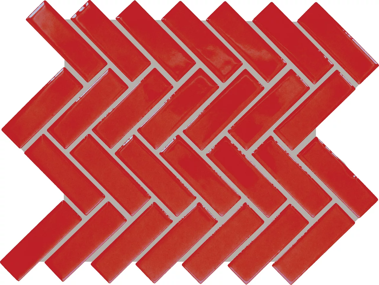 Color Wheel Mosaic Currant Herringbone