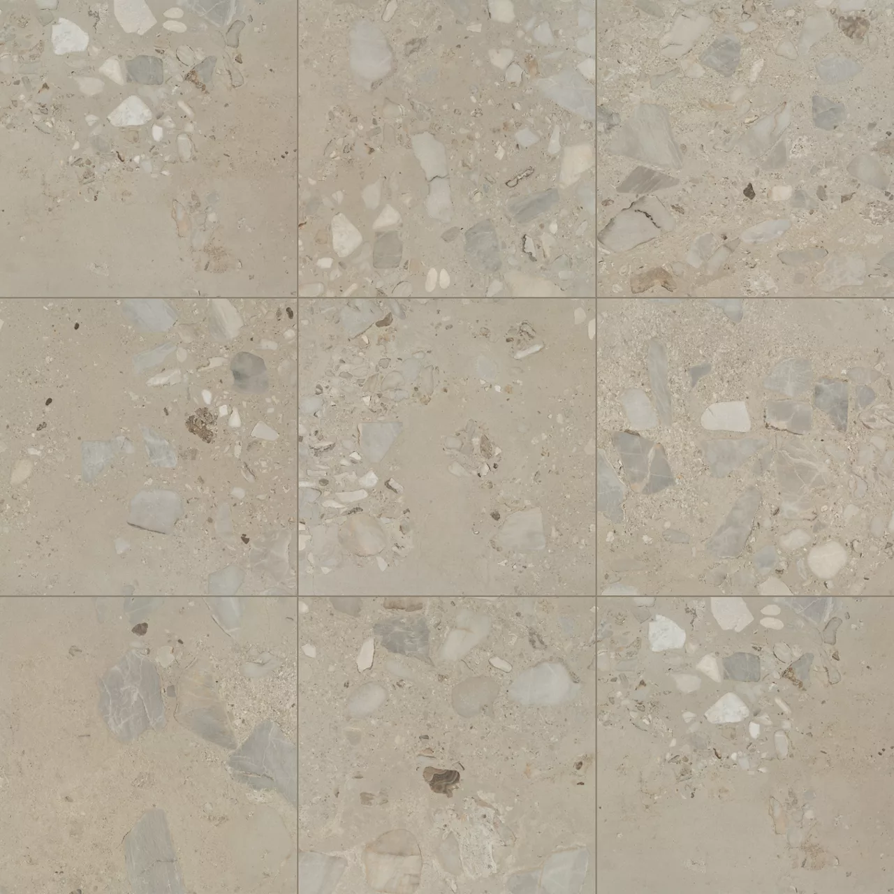 SS72SQU2424STMT Sand and Stone Tundra 24x24 Matte