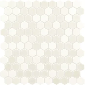 Uptown Glass Alabaster Hexagon