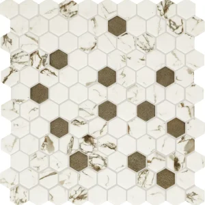 Uptown Glass Posh Bronze Hexagon