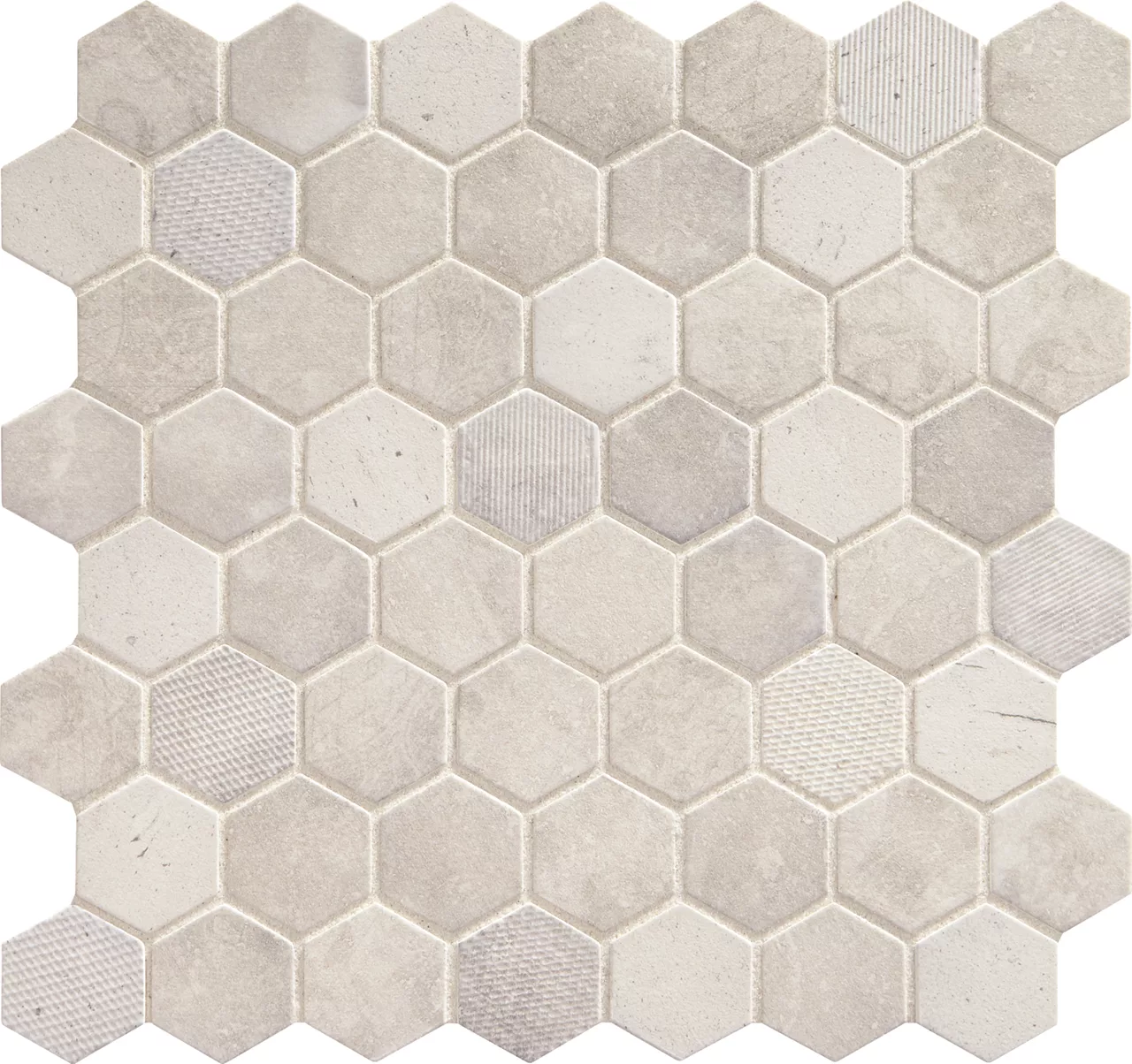Vintage Hex Wisdom White Hexagon
