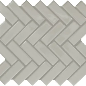 Color Wheel Mosaic Desert Gray Herringbone