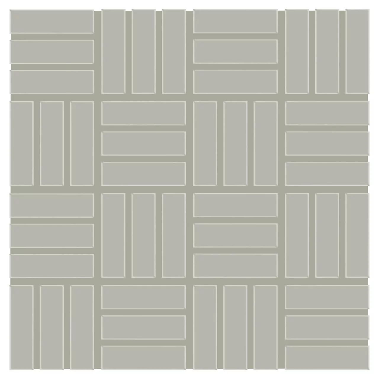 Color Wheel Mosaic Desert Gray Lattice Weave