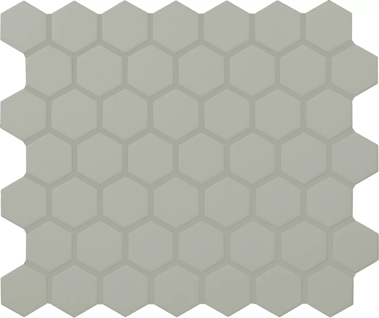 Color Wheel Mosaic Matte Desert Gray Hexagon
