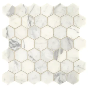 Marble Statuario Hexagon