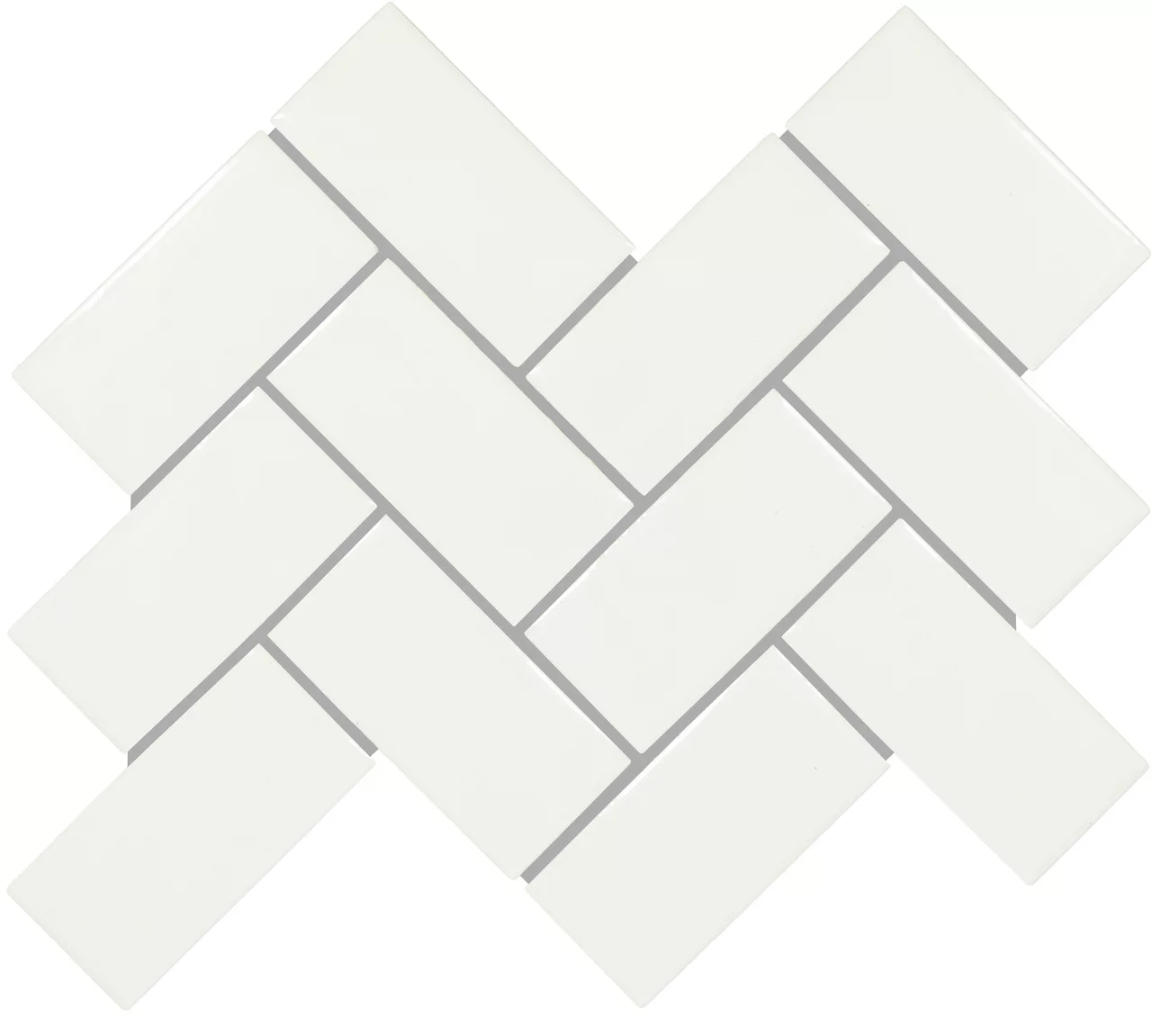 Artezen Elegant White Herringbone