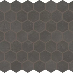 Moroccan Concrete Charcoal Hexagon