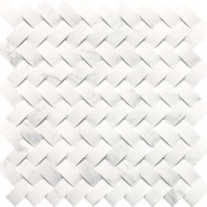 Stone a la Mod Contempo White Basketweave