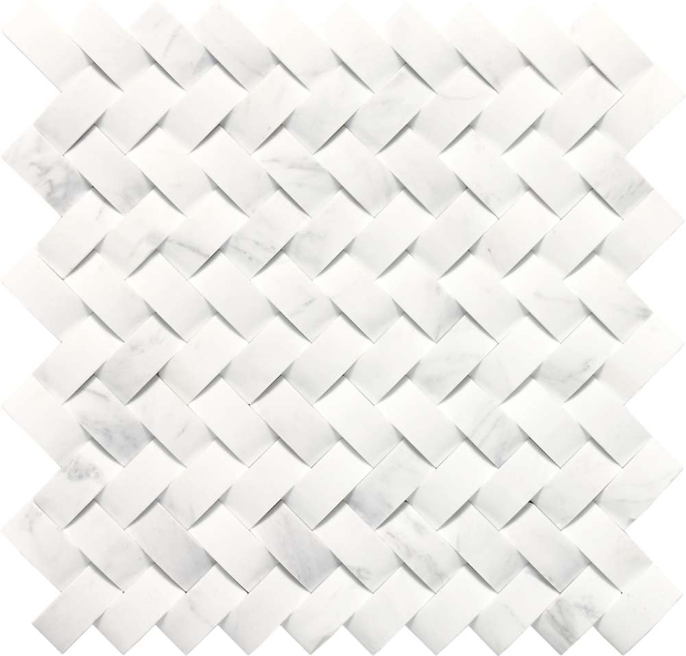 Stone a la Mod Contempo White Basketweave