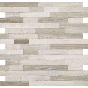 Minute Mosaix Chenille White Random