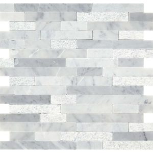 Minute Mosaix Carrara White Random