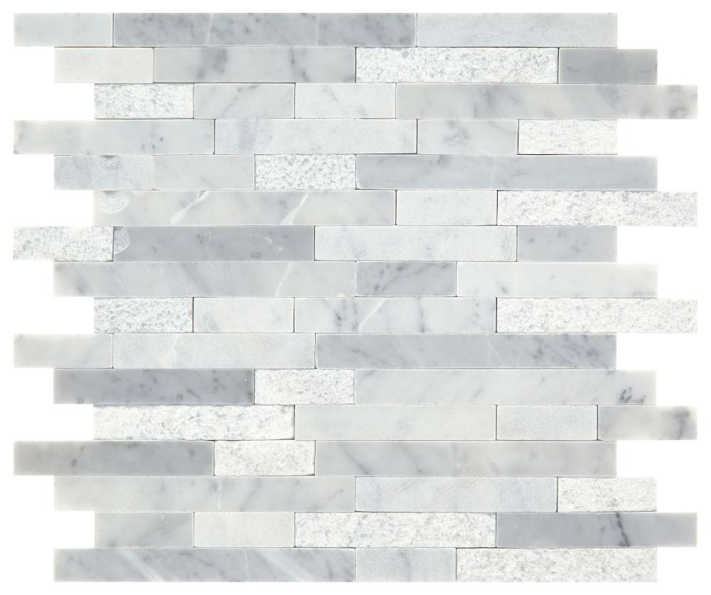 Minute Mosaix Carrara White Random