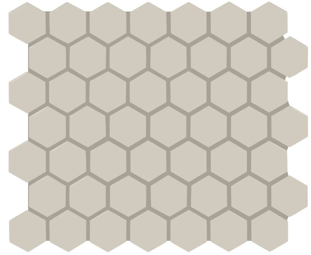 Color Story Mosaics Matte Stable Hexagon