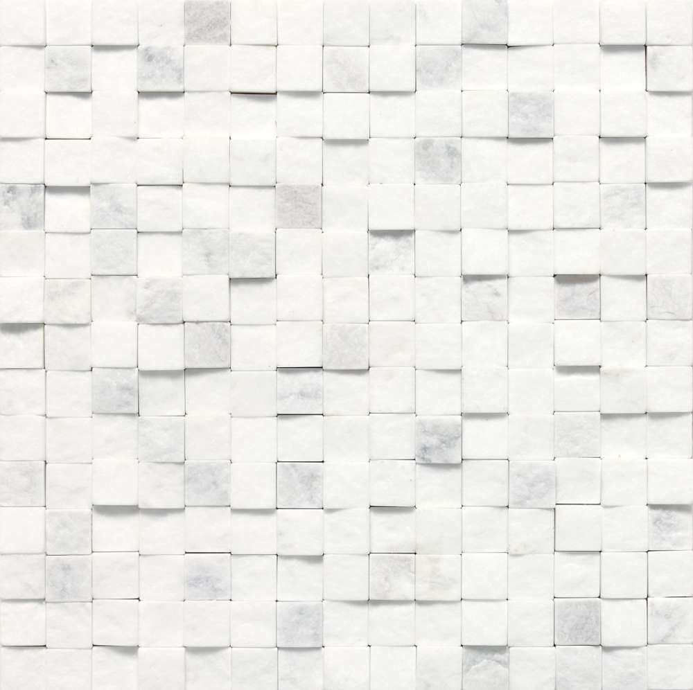Stone a la Mod Contempo White High-Low Split Face