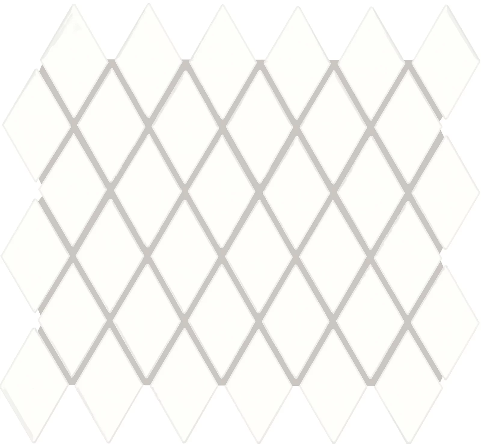 0025 Color Story Mosaics Ice White 2X3 Glossy (Discontinued)