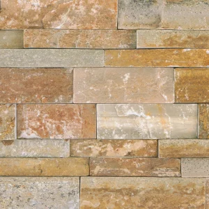 S349 Stacked Stone Shanghai Rust 6X24 Natural Cleft (Discontinued)